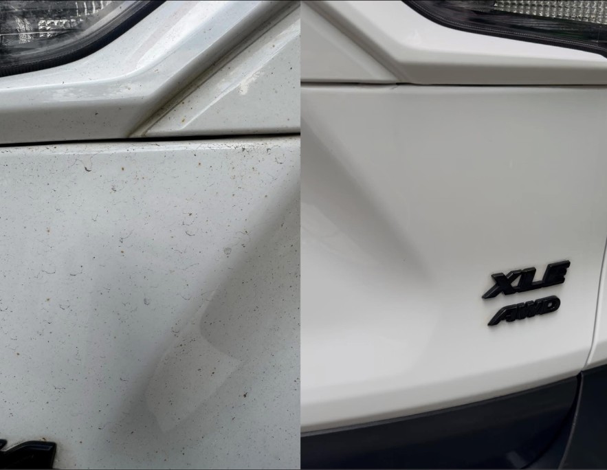 Exterior Hand Wash — before and after